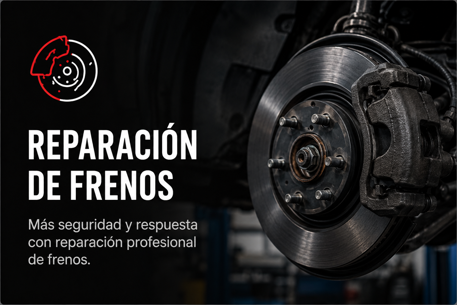 Reparación de frenos con recambios de calidad
