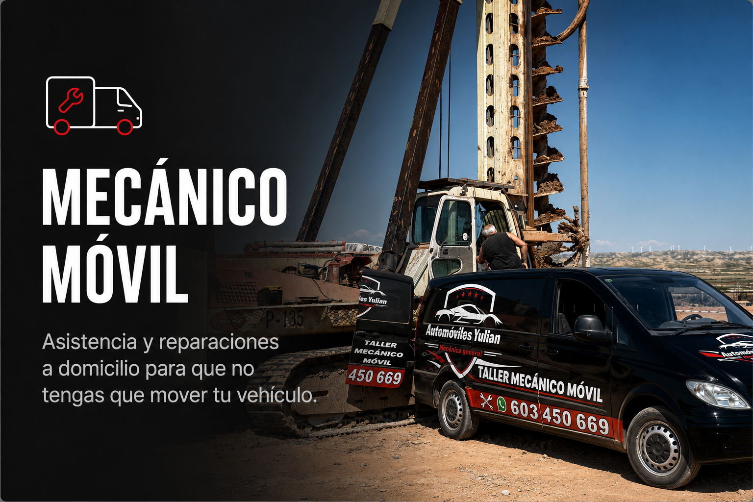 Mecánico móvil: asistencia y reparaciones a domicilio con Automóviles Yulian