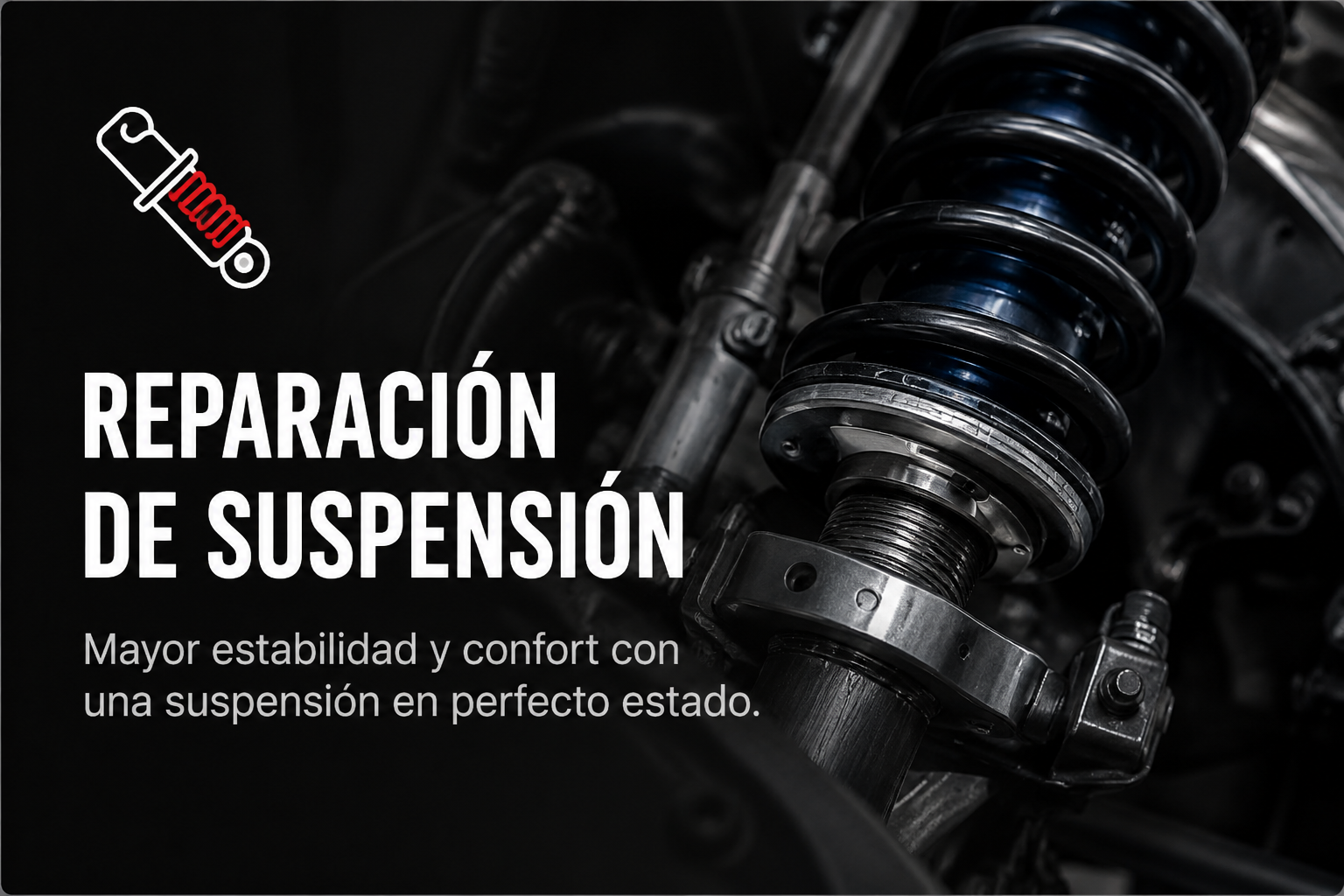 Reparación de suspensión para mayor estabilidad y confort